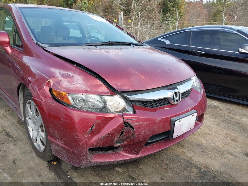 2009 Honda Civic Lx VIN: 2HGFA16509H544914 Lot: 43728985