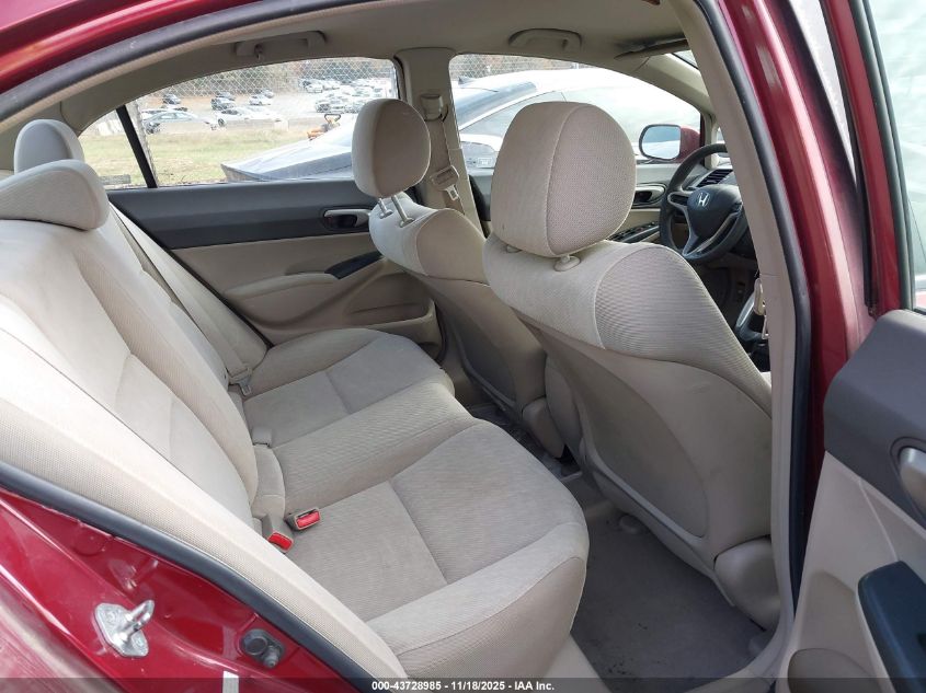 2009 Honda Civic Lx VIN: 2HGFA16509H544914 Lot: 43728985