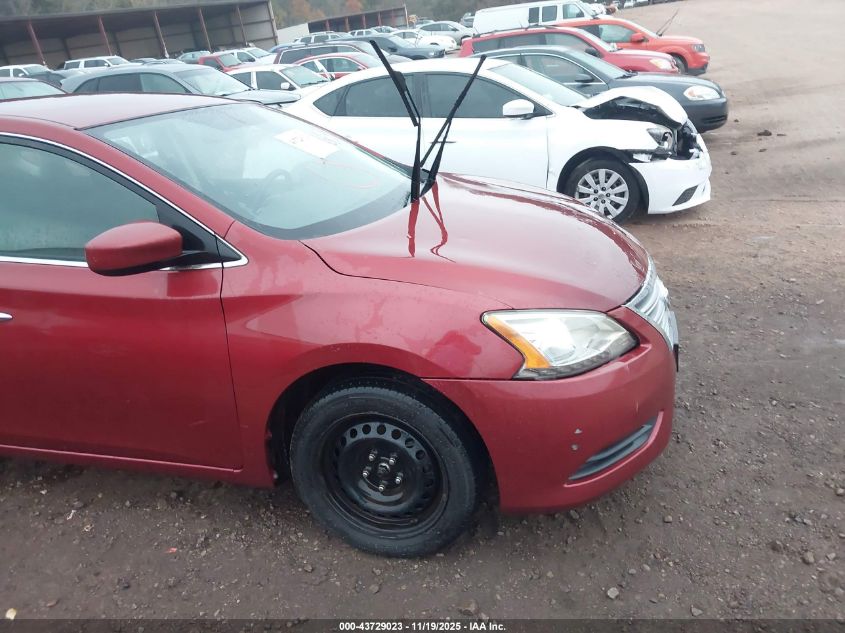 2015 Nissan Sentra Fe+ S/S/Sl/Sr/Sv VIN: 3N1AB7AP4FL663993 Lot: 43729023