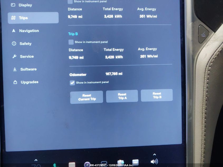 2015 Tesla Model S 70D/85D/P85D VIN: 5YJSA1H25FFP73428 Lot: 43729047