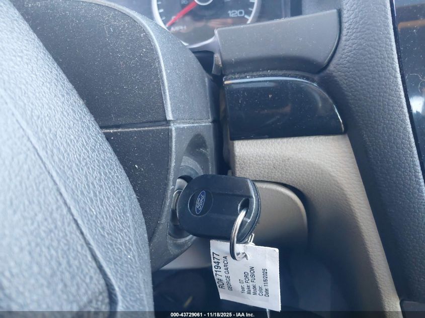 2007 Ford Fusion Sel VIN: 3FAHP08107R208083 Lot: 43729061