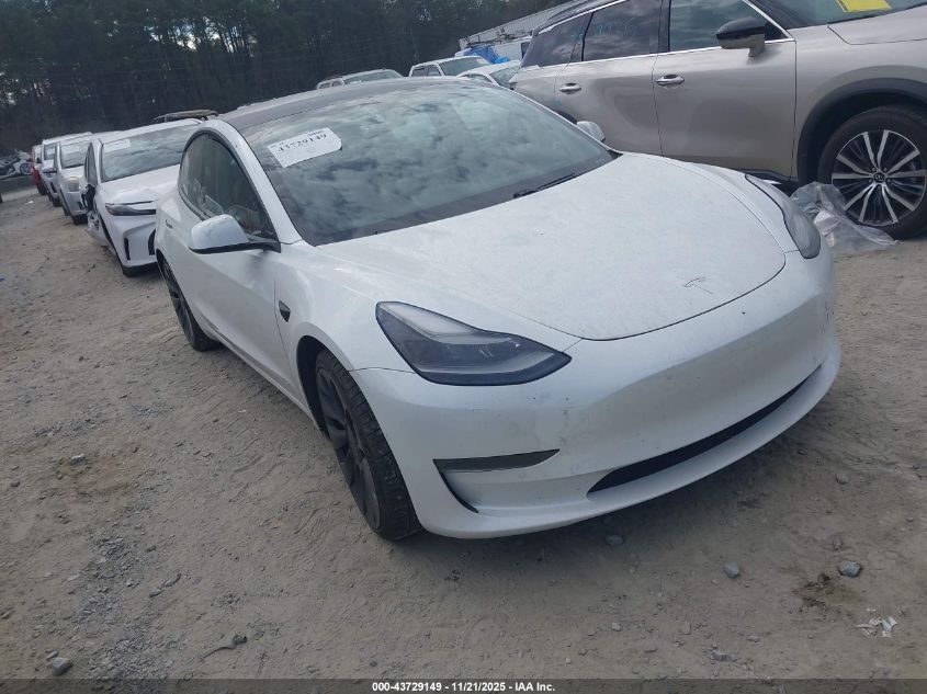 TESLA MODEL 3 PERFORMANCE DUAL MOTOR ALL-WHEEL DRIVE