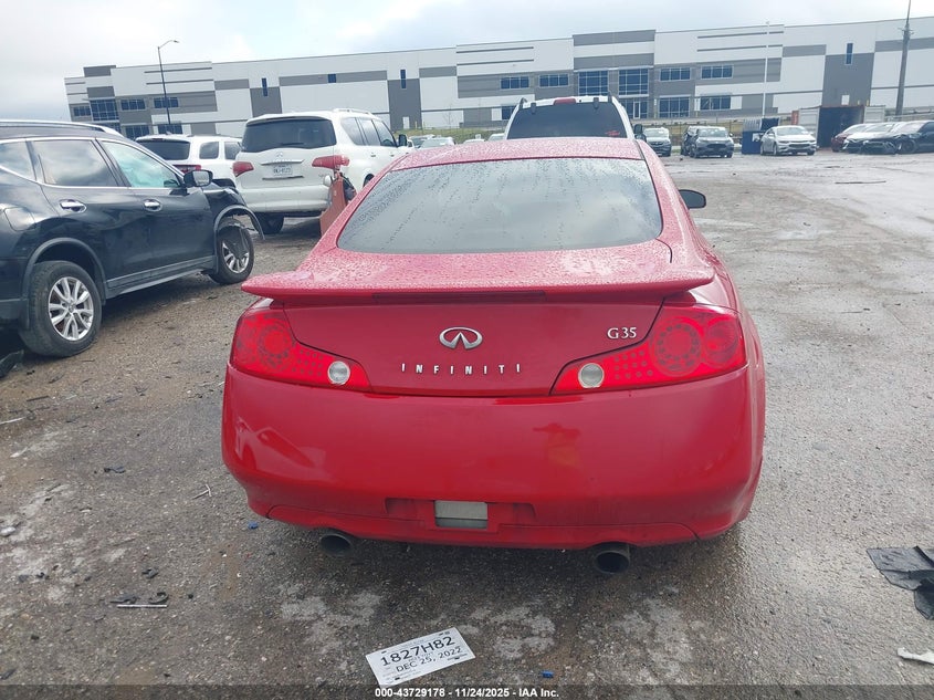 2005 Infiniti G35 VIN: JNKCV54EX5M425435 Lot: 43729178
