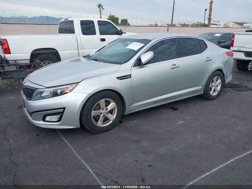 KNAGM4A75E5495745 2014 KIA OPTIMA photo no. 2