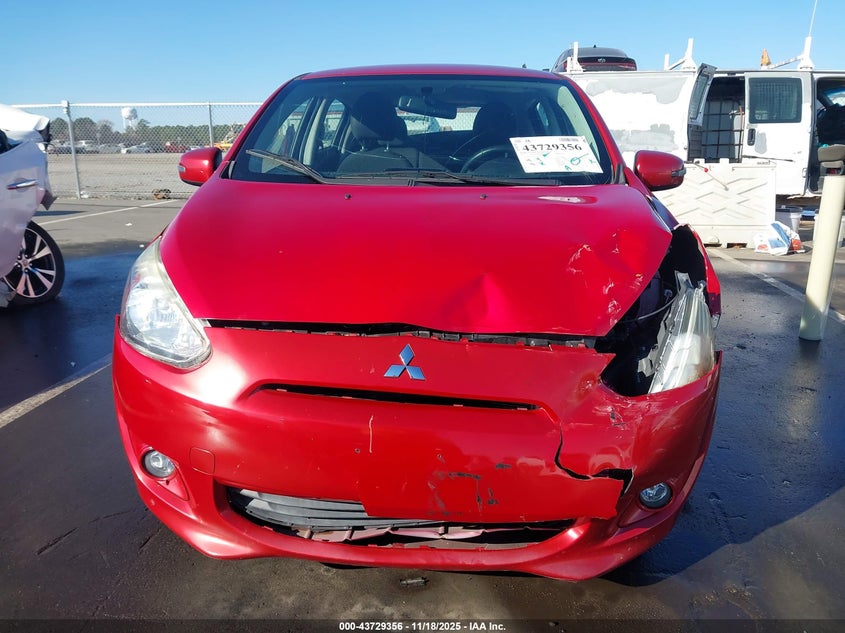 2015 Mitsubishi Mirage Es VIN: ML32A4HJ7FH056895 Lot: 43729356
