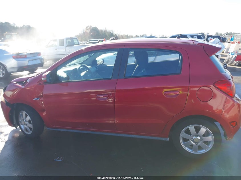 2015 Mitsubishi Mirage Es VIN: ML32A4HJ7FH056895 Lot: 43729356