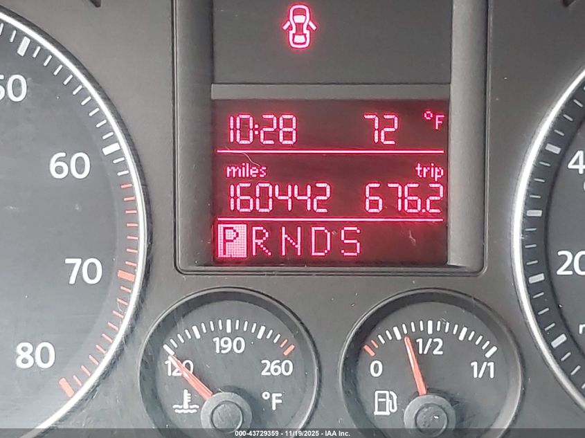 2009 Volkswagen Jetta S VIN: 3VWJZ71K89M099600 Lot: 43729359