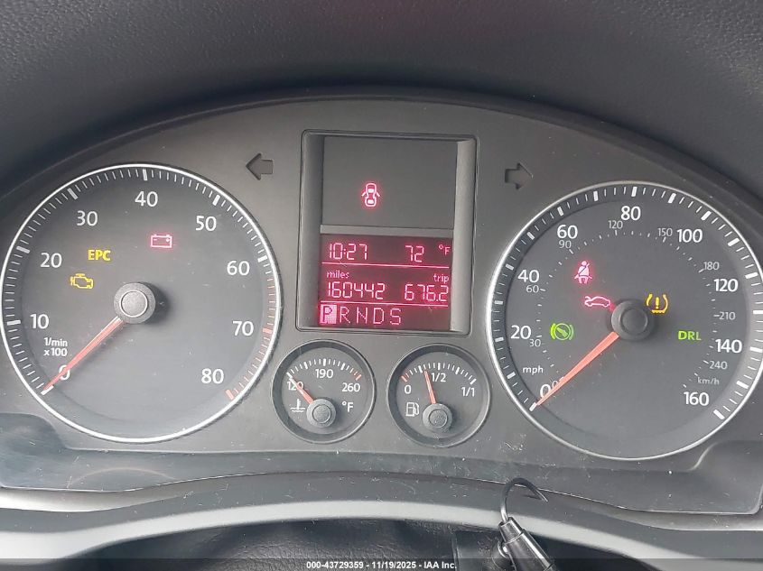 2009 Volkswagen Jetta S VIN: 3VWJZ71K89M099600 Lot: 43729359