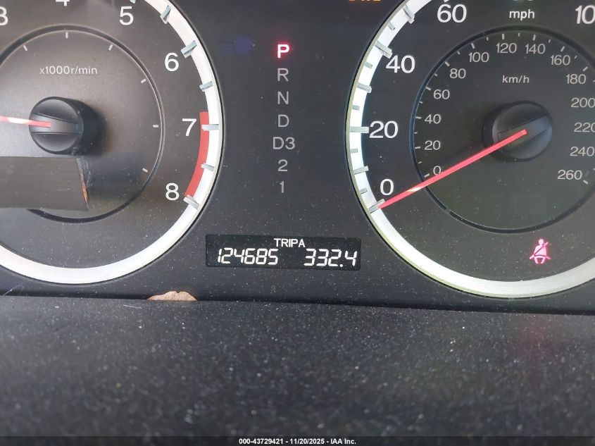 2009 Honda Accord 2.4 Lx VIN: 1HGCP26349A142205 Lot: 43729421