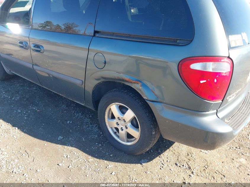 2007 Dodge Caravan Sxt VIN: 1D8GP45R87B215781 Lot: 43729467