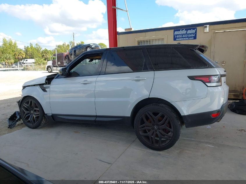 2016 Land Rover Range Rover Sport 5.0L V8 Supercharged/5.0L V8 Supercharged Dynamic VIN: SALWR2EFXGA570190 Lot: 43729481