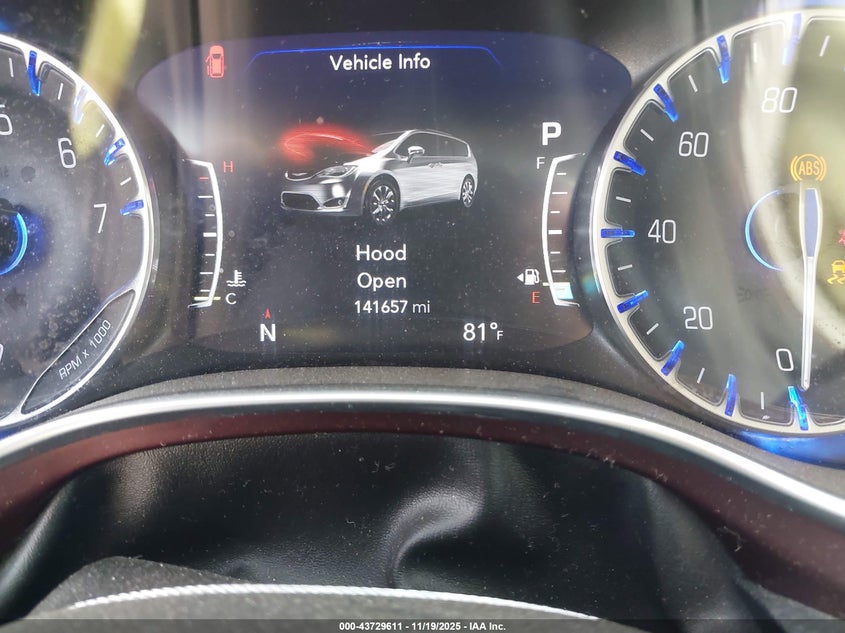 2017 Chrysler Pacifica Limited VIN: 2C4RC1GG3HR531363 Lot: 43729611