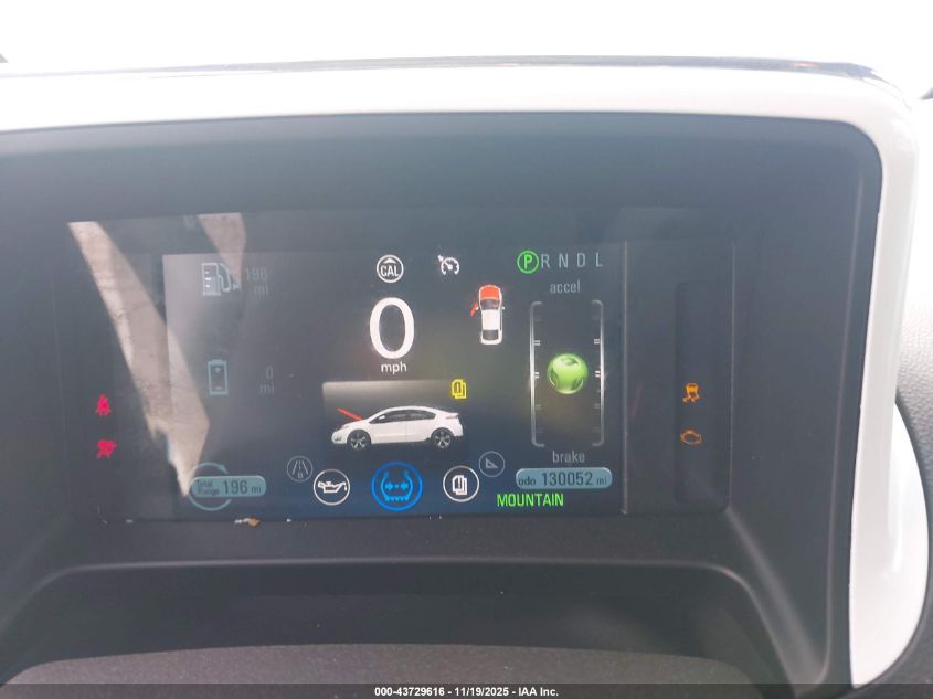 2013 Chevrolet Volt VIN: 1G1RA6E43DU125388 Lot: 43729616