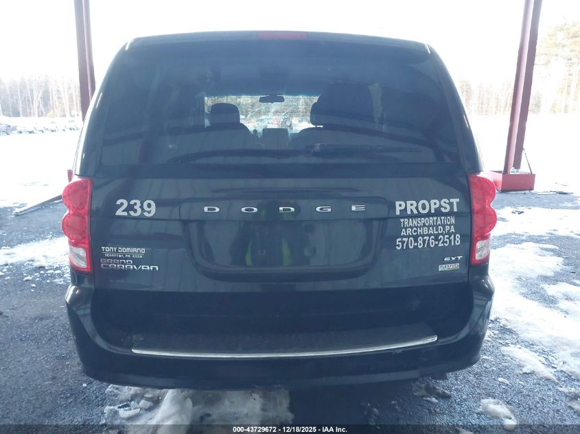 2016 Dodge Grand Caravan Sxt VIN: 2C4RDGCG6GR396044 Lot: 43729672