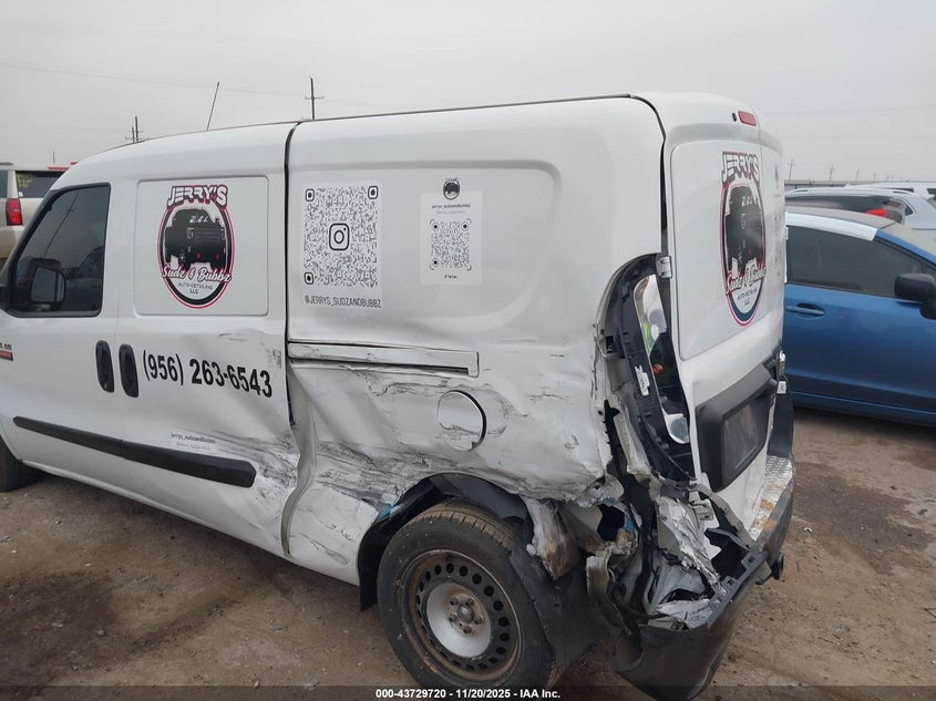 2018 Ram Promaster City Tradesman VIN: ZFBERFAB3J6L53266 Lot: 43729720