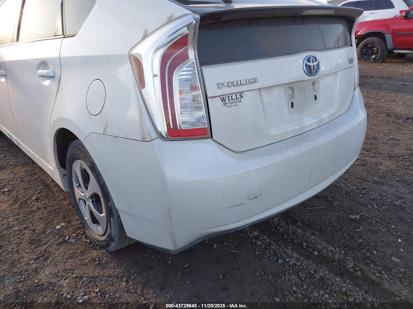 2013 Toyota Prius Two VIN: JTDKN3DU0D5616878 Lot: 43729840