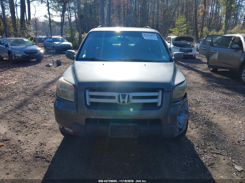 2007 Honda Pilot Ex-L VIN: 5FNYF18527B002884 Lot: 43729858