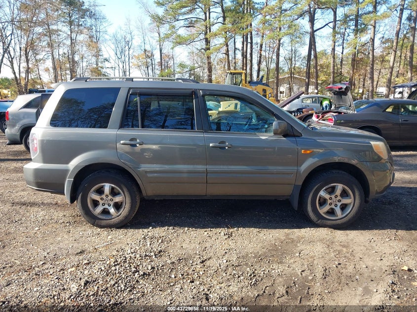 2007 Honda Pilot Ex-L VIN: 5FNYF18527B002884 Lot: 43729858