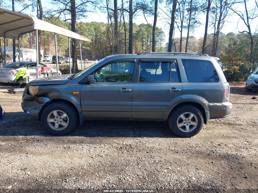 2007 Honda Pilot Ex-L VIN: 5FNYF18527B002884 Lot: 43729858