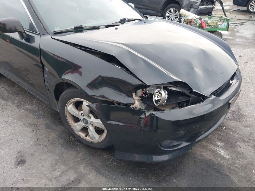 2005 Hyundai Tiburon Gs VIN: KMHHM65D35U178082 Lot: 43729870
