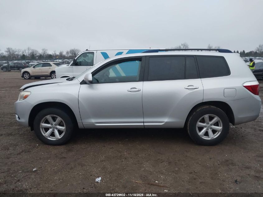 2009 Toyota Highlander VIN: JTEES41A592118508 Lot: 43729932