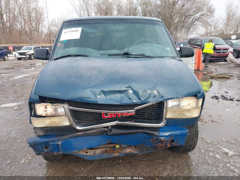 1998 GMC Safari Sle VIN: 1GKDM19W9WB537468 Lot: 43729989