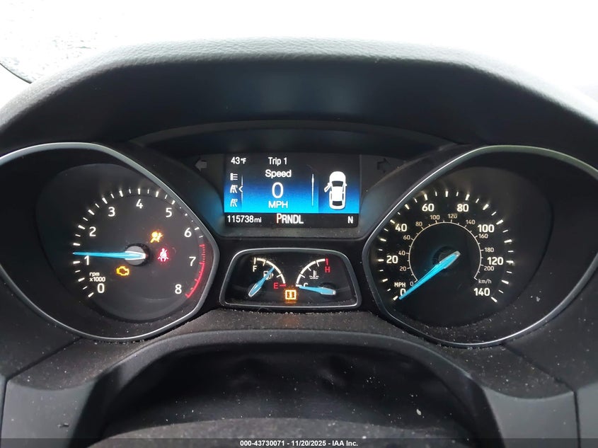 1FADP3F21HL323318 2017 FORD FOCUS photo no. 7