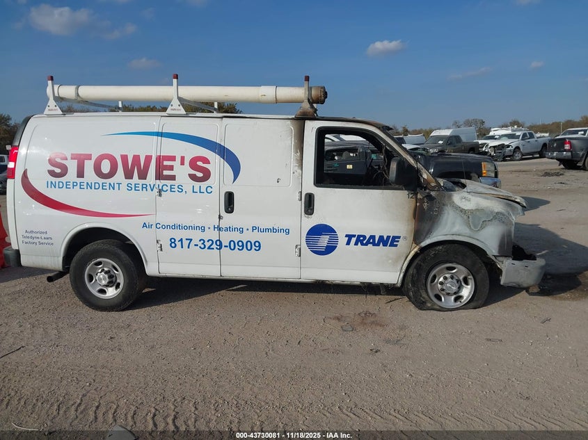 2021 Chevrolet Express Cargo Rwd 2500 Regular Wheelbase Wt VIN: 1GCWGAFP8M1302619 Lot: 43730081