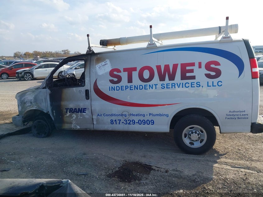 2021 Chevrolet Express Cargo Rwd 2500 Regular Wheelbase Wt VIN: 1GCWGAFP8M1302619 Lot: 43730081