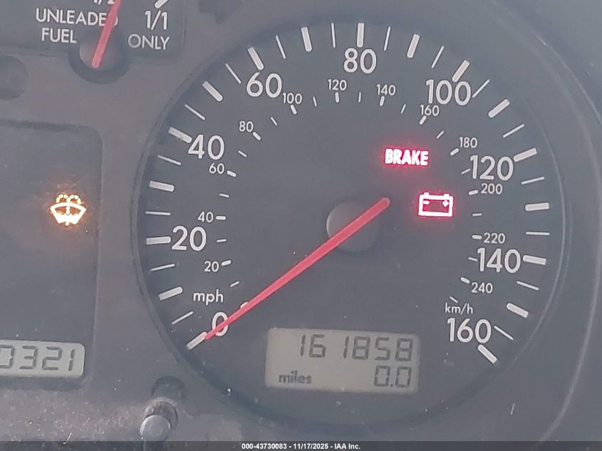 2001 Volkswagen Jetta Gls VIN: WVWSB61J61W568930 Lot: 43730083