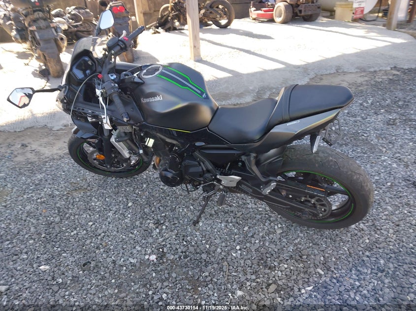 2024 Kawasaki Ex650 R VIN: ML5EXER13RDAD5236 Lot: 43730154