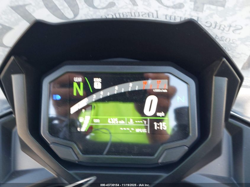 2024 Kawasaki Ex650 R VIN: ML5EXER13RDAD5236 Lot: 43730154