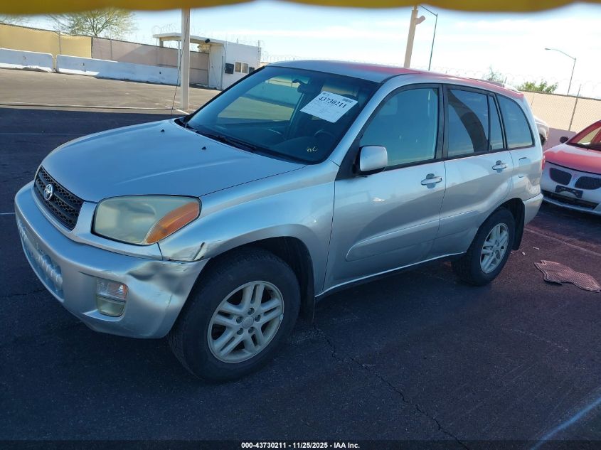 2002 Toyota Rav4 VIN: JTEHH20V320163663 Lot: 43730211