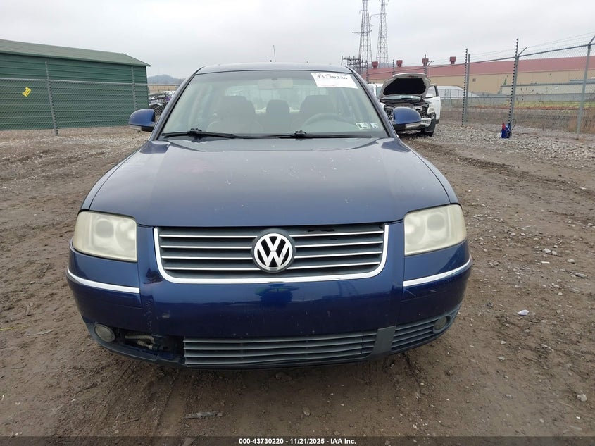 2004 Volkswagen Passat Gls VIN: WVWPD63B34E292559 Lot: 43730220