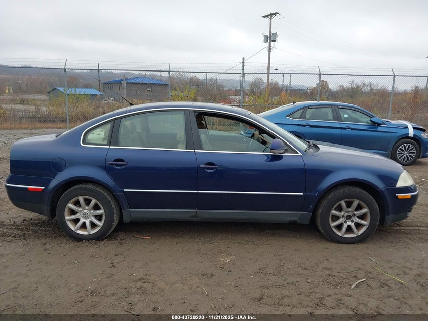 2004 Volkswagen Passat Gls VIN: WVWPD63B34E292559 Lot: 43730220