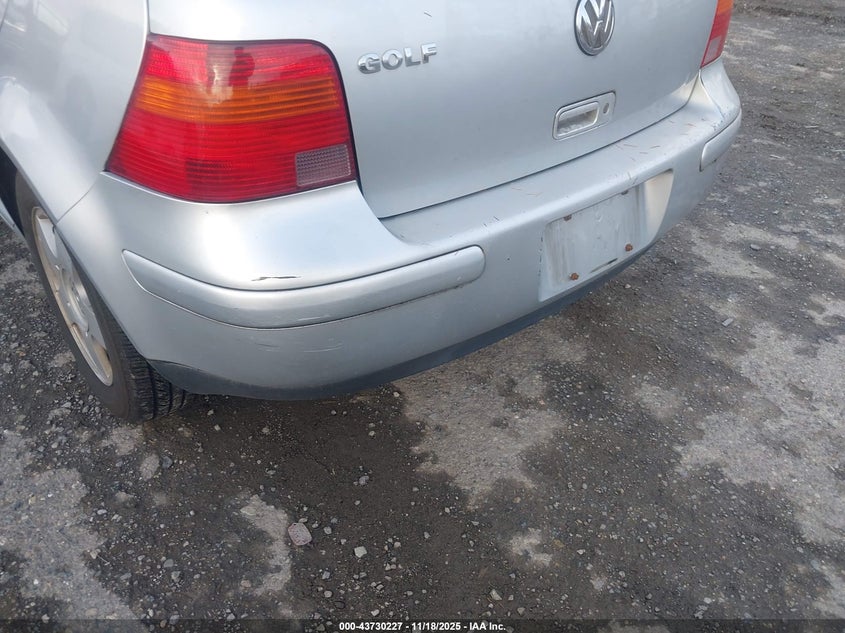 2002 Volkswagen Golf Gls 2.0L VIN: 9BWGK61J524066709 Lot: 43730227