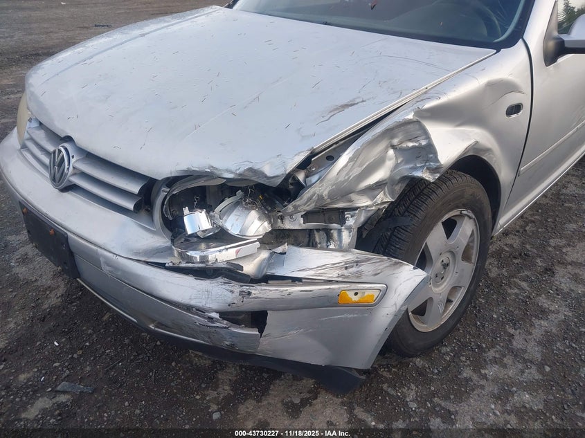 2002 Volkswagen Golf Gls 2.0L VIN: 9BWGK61J524066709 Lot: 43730227