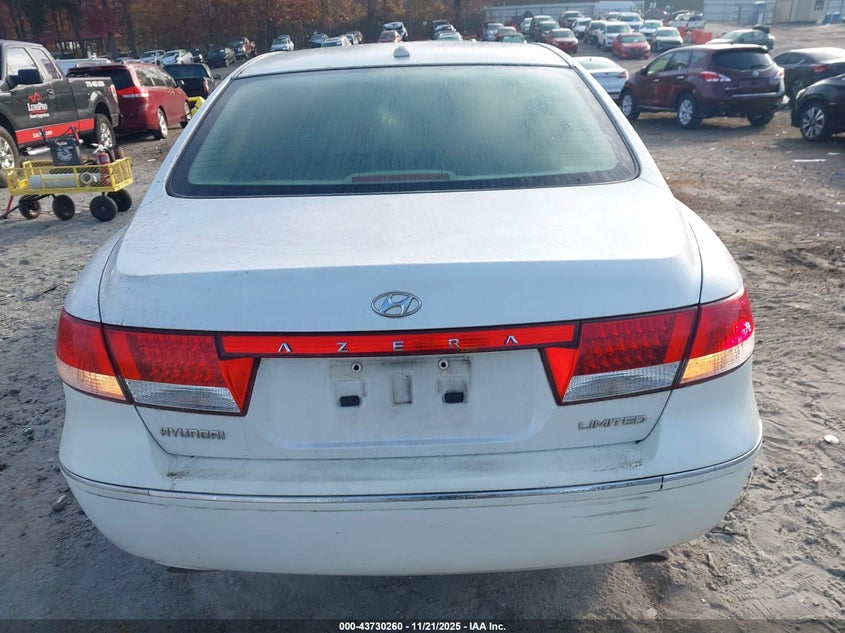 2008 Hyundai Azera Limited VIN: KMHFC46FX8A287787 Lot: 43730260
