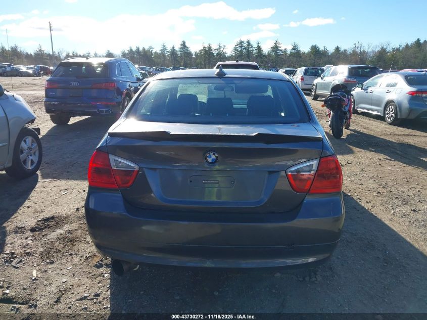 2007 BMW 328Xi VIN: WBAVC73527KP33949 Lot: 43730272