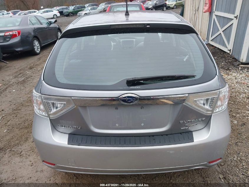 2009 Subaru Impreza Outback Sport VIN: JF1GH63679H800938 Lot: 43730281