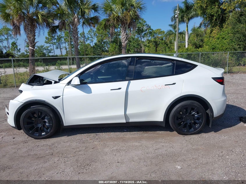 2023 Tesla Model Y Awd/Long Range Dual Motor All-Wheel Drive VIN: 7SAYGDEE8PA162996 Lot: 43730297