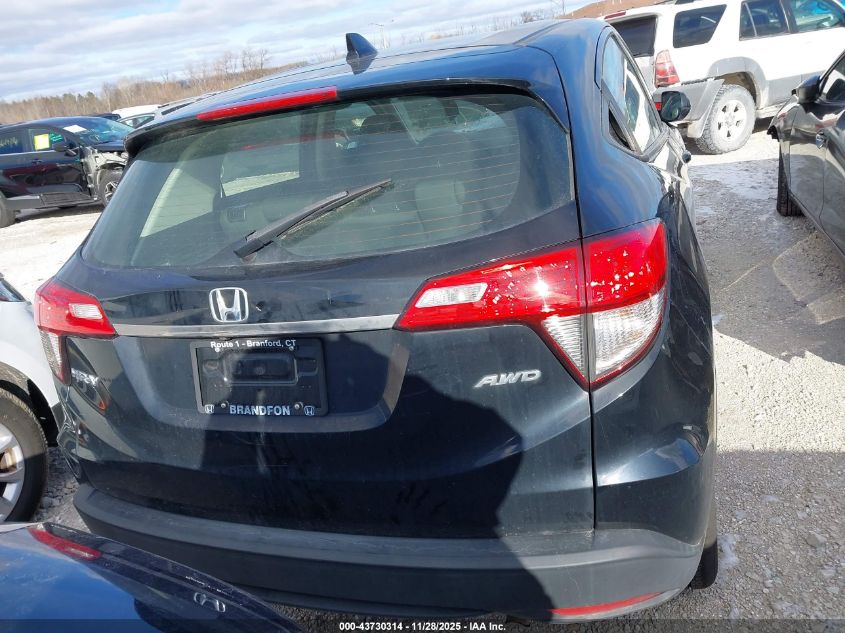 2020 Honda Hr-V Awd Lx VIN: 3CZRU6H35LM725425 Lot: 43730314