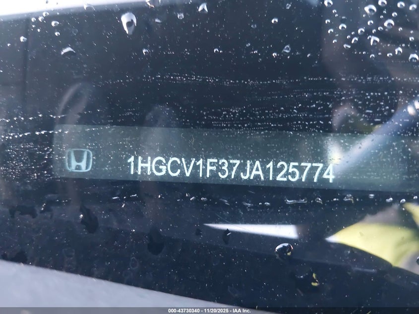 1HGCV1F37JA125774 2018 HONDA ACCORD photo no. 17