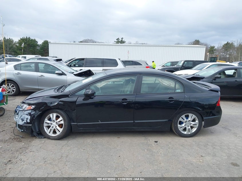 2008 Honda Civic Lx VIN: 2HGFA165X8H309273 Lot: 43730352