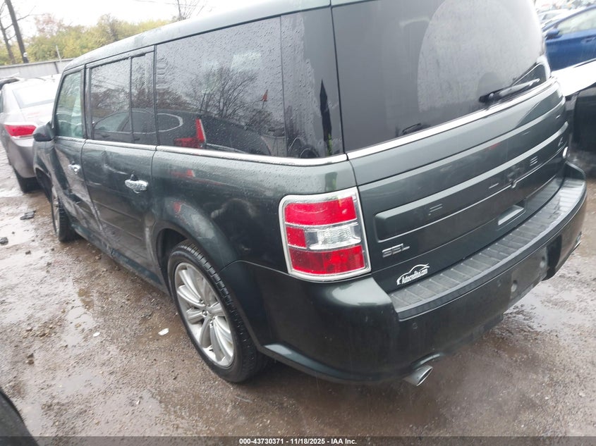 Vin: 2fmgk5c83fba16476, lot: 44225733, ford flex sel 20153