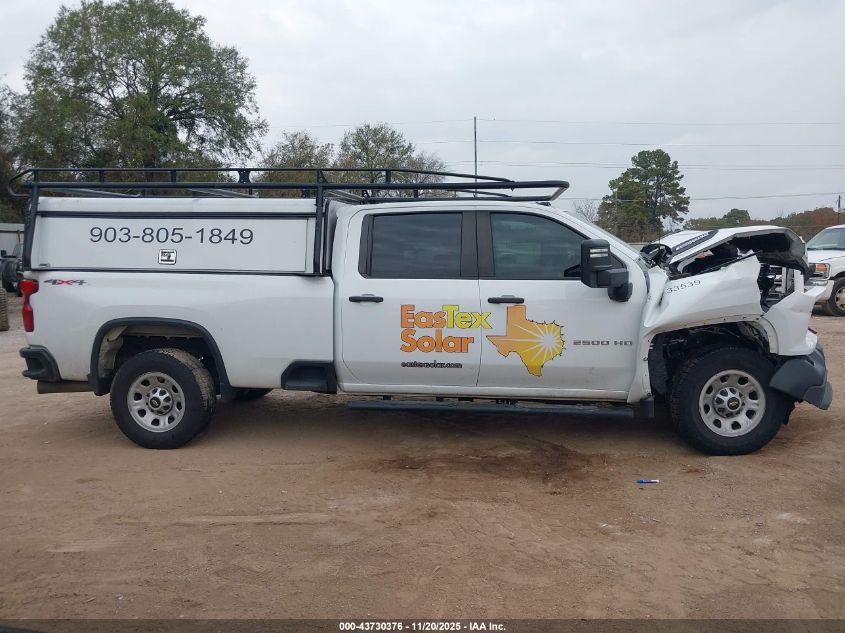 2024 Chevrolet Silverado 2500Hd 4Wd Long Bed Work Truck VIN: 1GC4YLEY3RF108133 Lot: 43730376