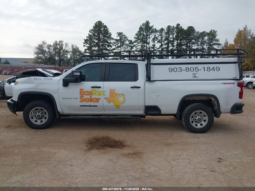 2024 Chevrolet Silverado 2500Hd 4Wd Long Bed Work Truck VIN: 1GC4YLEY3RF108133 Lot: 43730376