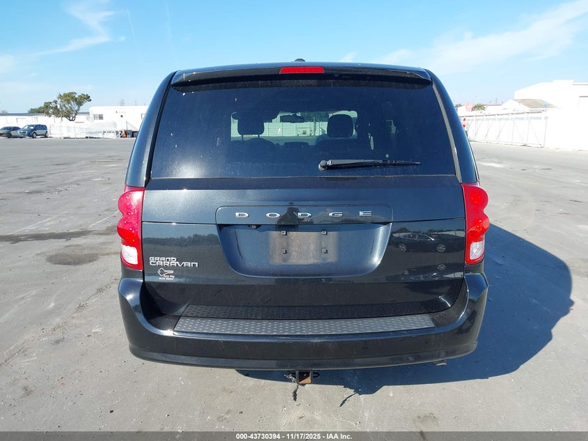 2017 Dodge Grand Caravan Se Plus VIN: 2C4RDGBG2HR646544 Lot: 43730394