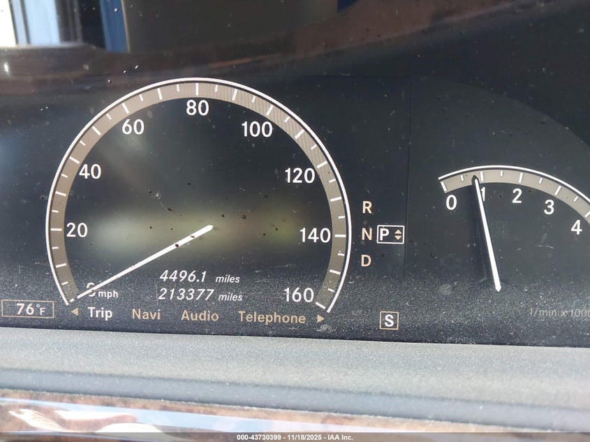 2008 Mercedes-Benz S 550 VIN: WDDNG71X48A165244 Lot: 43730399