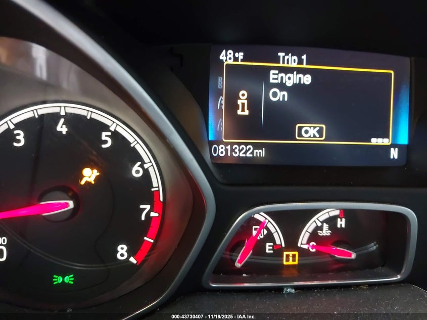 2016 Ford Focus St VIN: 1FADP3L9XGL253365 Lot: 43730407